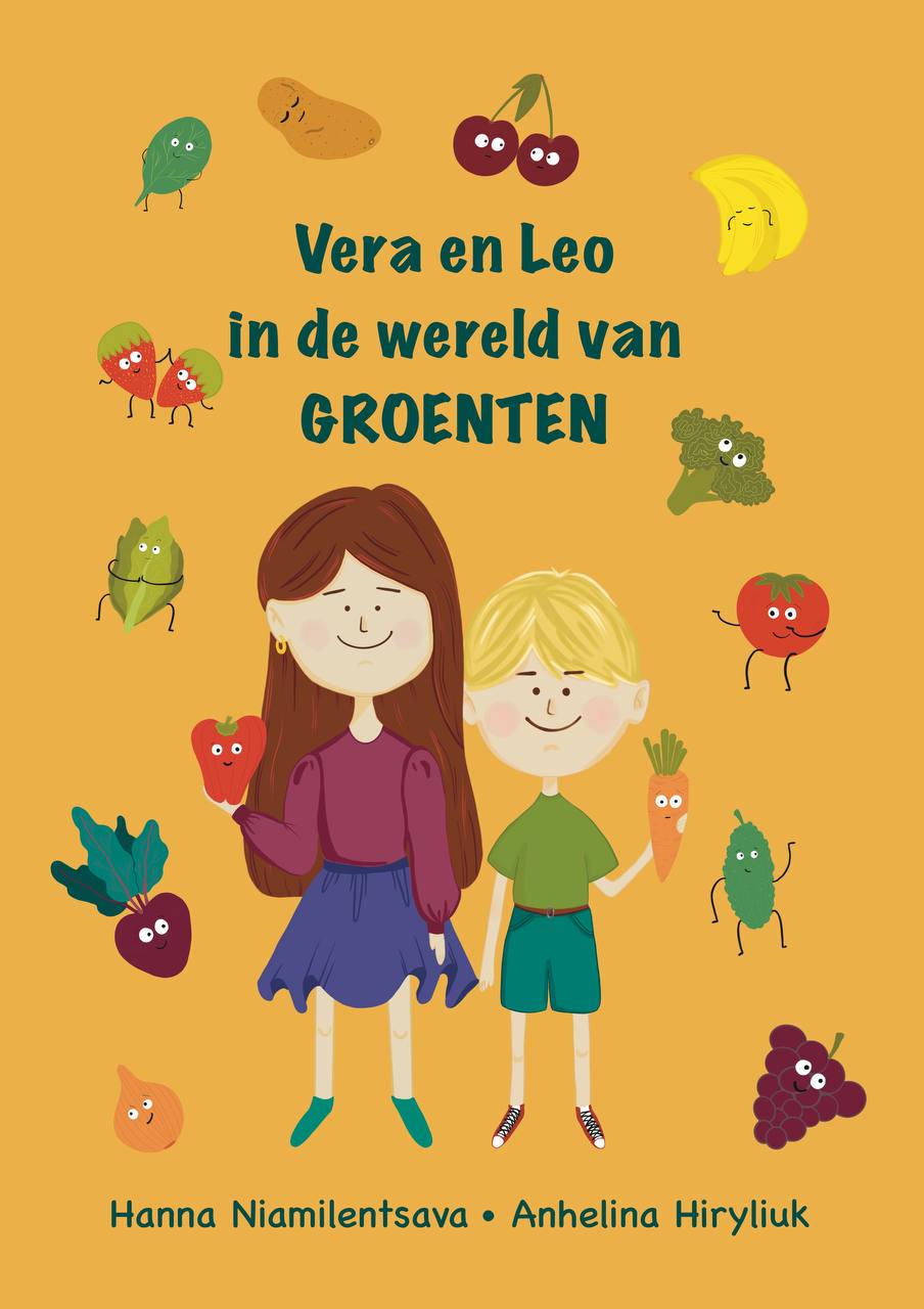 children hold vegetables carrot and paprika